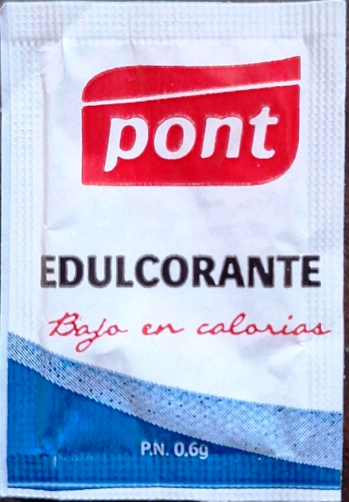 Sobres de edulcorantes de España de la marca de café PONT. Sobres de edulcorantes de España de la marca de café PONT.
