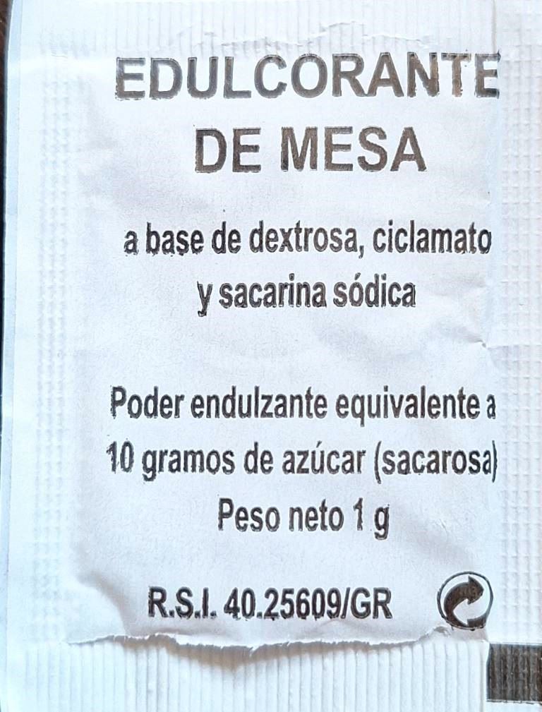Sobres de edulcorantes de España de la marca de café TEMPLO. Sobres de edulcorantes de España de la marca de café TEMPLO.