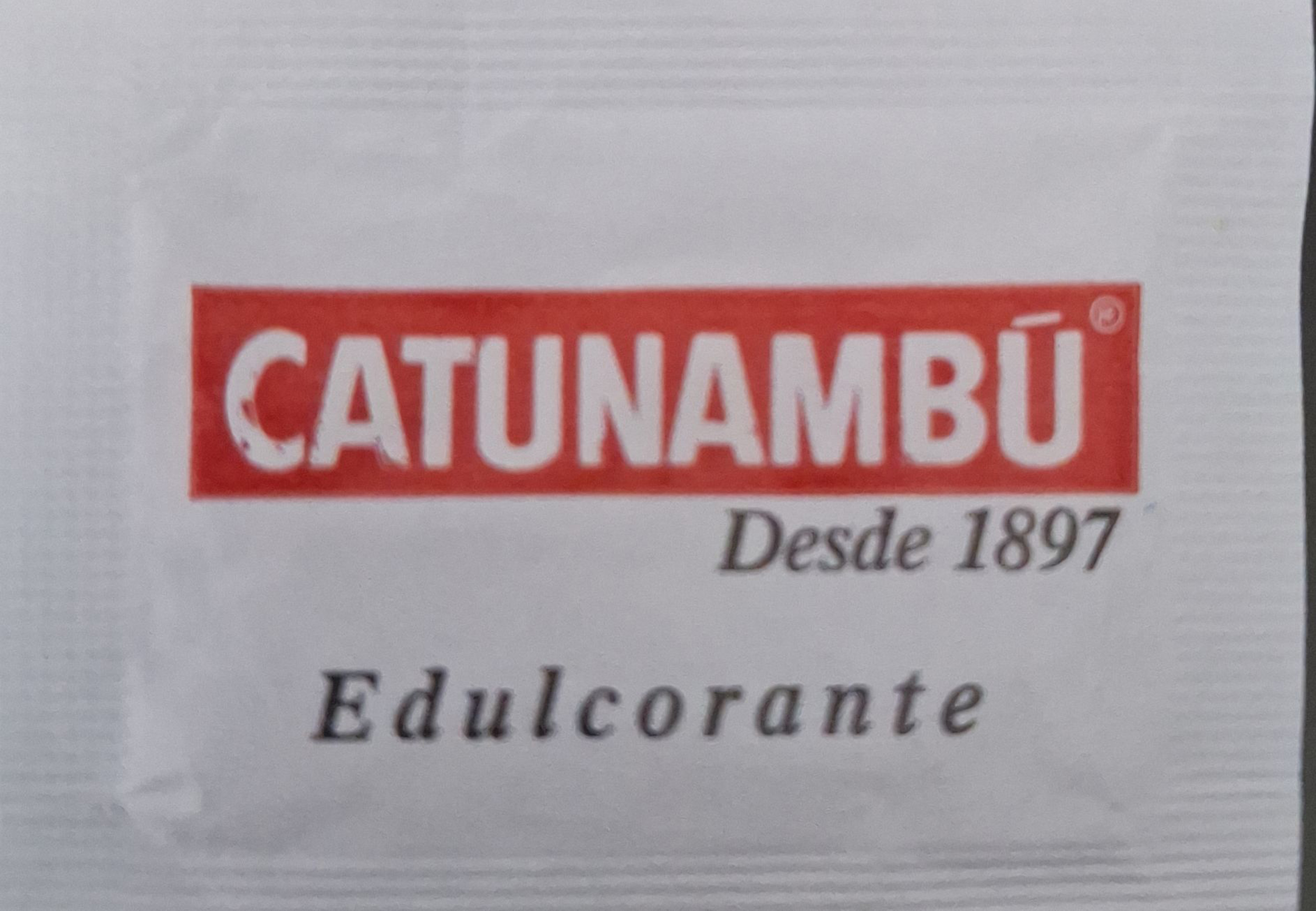 Sobres de edulcorantes de la marca de café CATUNANBÚ. Sobres de edulcorantes de la marca de café CATUNANBÚ.