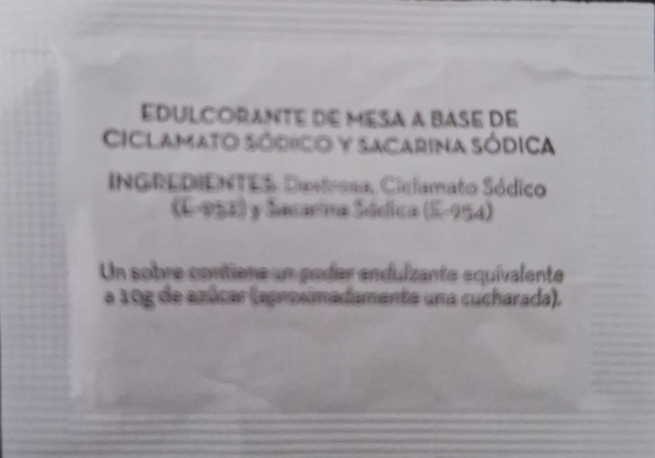 Sobres de edulcorantes de la marca de café CATUNANBÚ. Sobres de edulcorantes de la marca de café CATUNANBÚ.