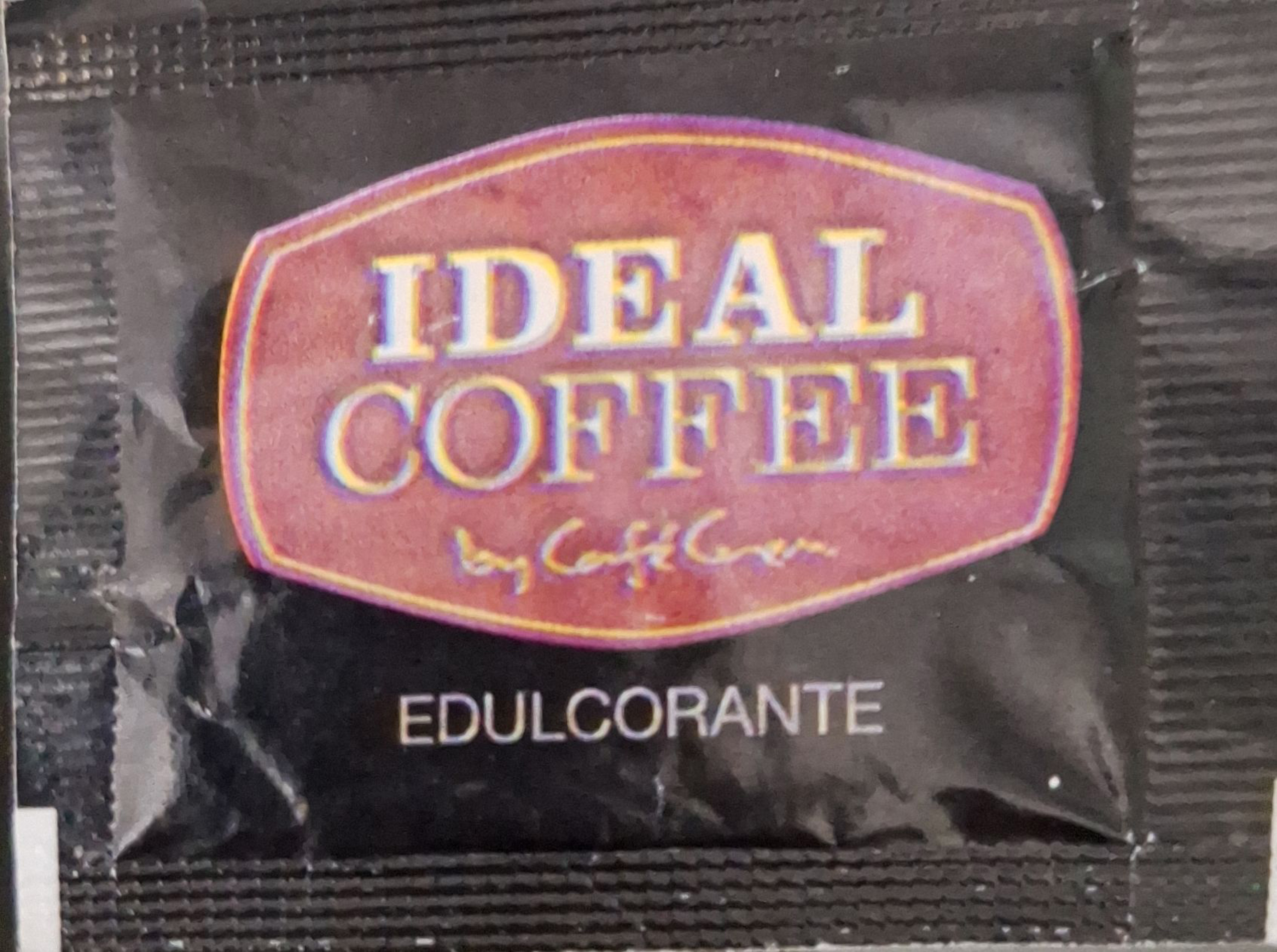 Sobres de edulcorantes de la marca de café CREM. Sobres de edulcorantes de la marca de café CREM.