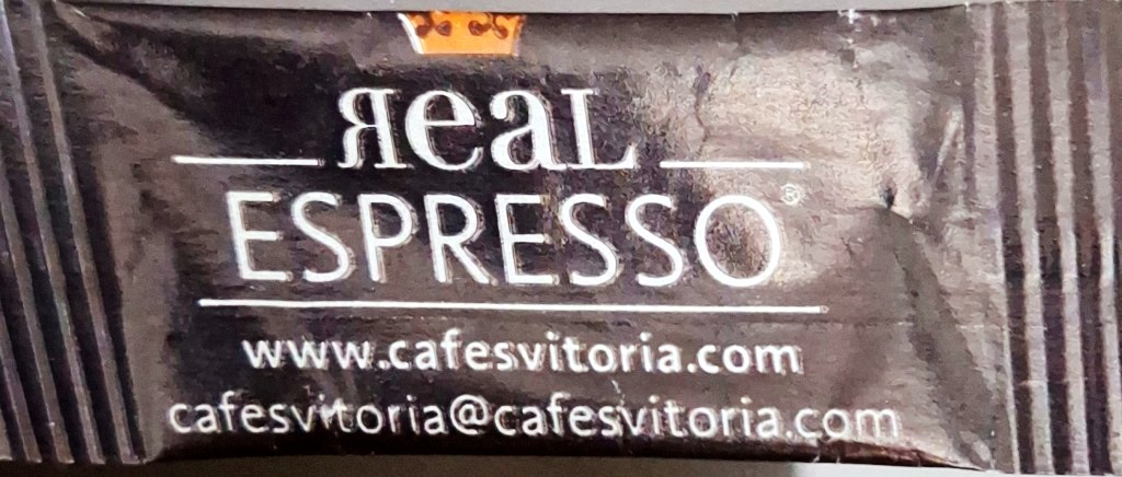 Sobres de edulcorantes de España de la marca de café VITORIA. Sobres de edulcorantes de España de la marca de café VITORIA.