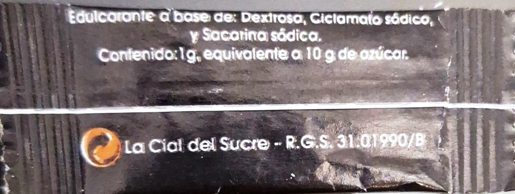 Sobres de edulcorantes de España de la marca de café VITORIA. Sobres de edulcorantes de España de la marca de café VITORIA.
