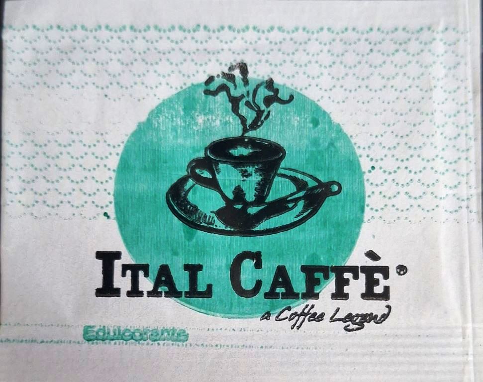 Sobres de edulcorantes de la marca de café ITALCAFFÉ. Sobres de edulcorantes de la marca de café ITALCAFFÉ.