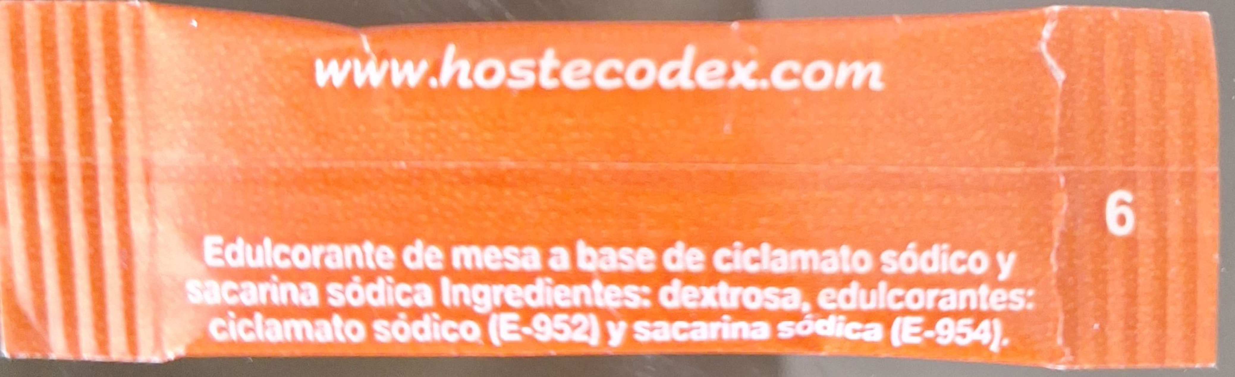 Sobres de edulcorantes de la marca de café ESSENTIA. Sobres de edulcorantes de la marca de café ESSENTIA.