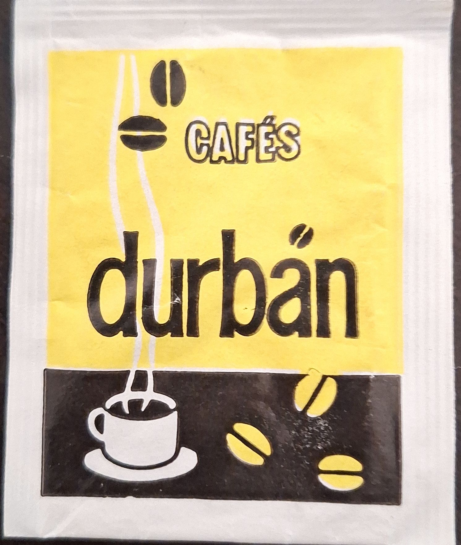 Sobres de edulcorantes de la marca de café DURBAN. Sobres de edulcorantes de la marca de café DURBAN.