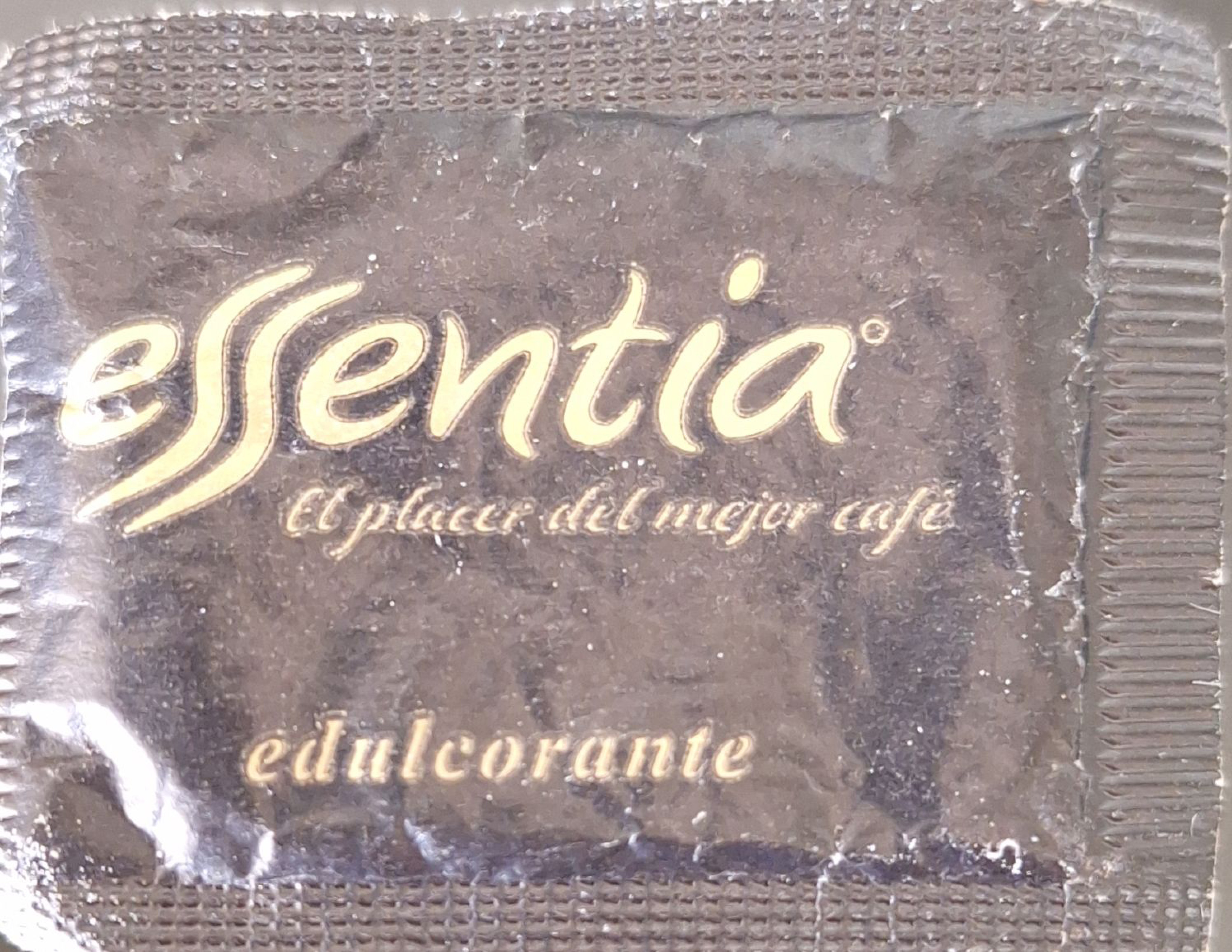 Sobres de edulcorantes de la marca de café ESSENTIA. Sobres de edulcorantes de la marca de café ESSENTIA.