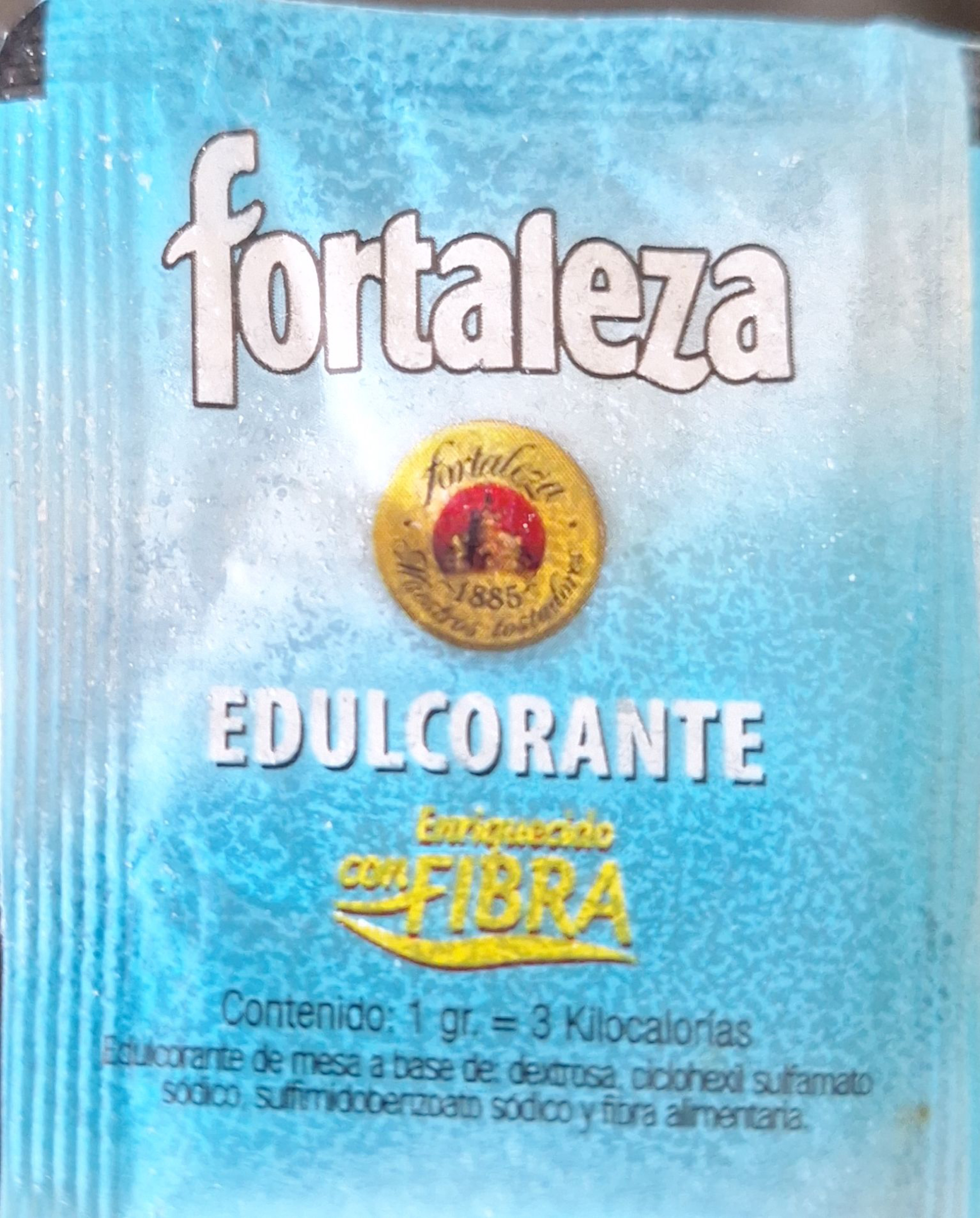 Sobres de edulcorantes de la marca de café FORTALEZA. Sobres de edulcorantes de la marca de café FORTALEZA.