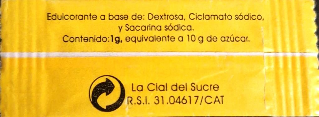 Sobres de edulcorantes de España de la marca de café SAULA. Sobres de edulcorantes de España de la marca de café SAULA.