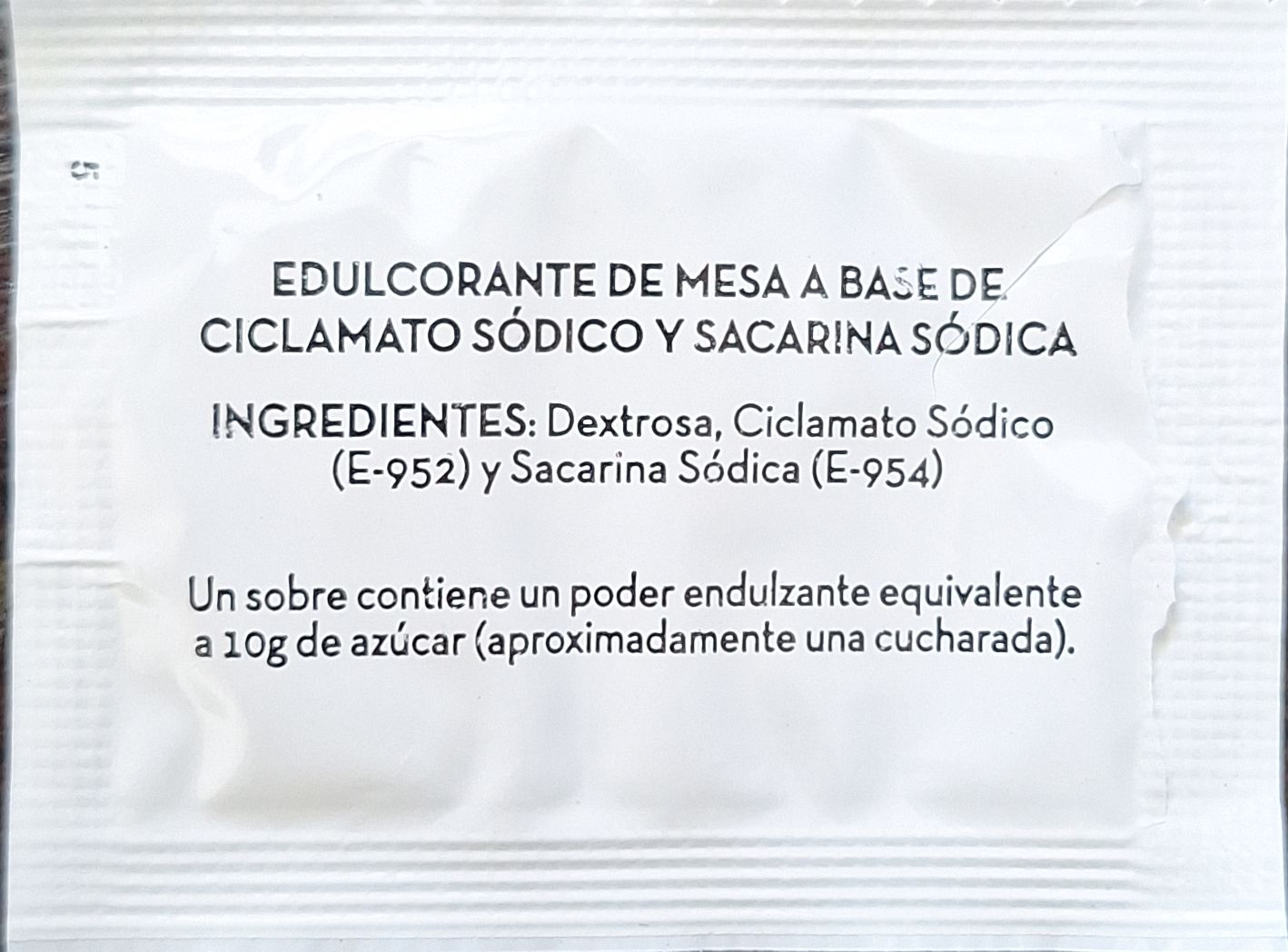 Sobres de edulcorantes de la marca de café CATUNANBÚ. Sobres de edulcorantes de la marca de café CATUNANBÚ.