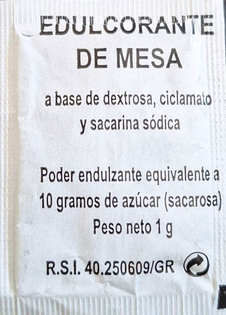 Sobres de edulcorantes de España de la marca de café SOTOCAFÉ. Sobres de edulcorantes de España de la marca de café SOTOCAFÉ.