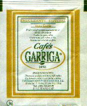 Sobres de edulcorantes de la marca de café GARRIGA. Sobres de edulcorantes de la marca de café GARRIGA.
