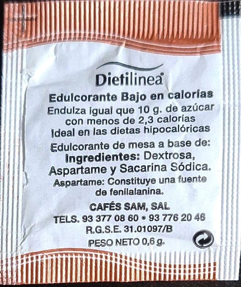 Sobres de edulcorantes de España de la marca de café MAMA SAME. Sobres de edulcorantes de España de la marca de café MAMA SAME.