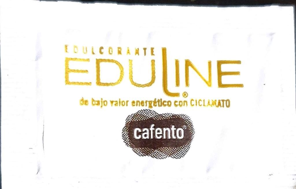 Sobres de edulcorantes de la marca de café CAFENTO. Sobres de edulcorantes de la marca de café CAFENTO.