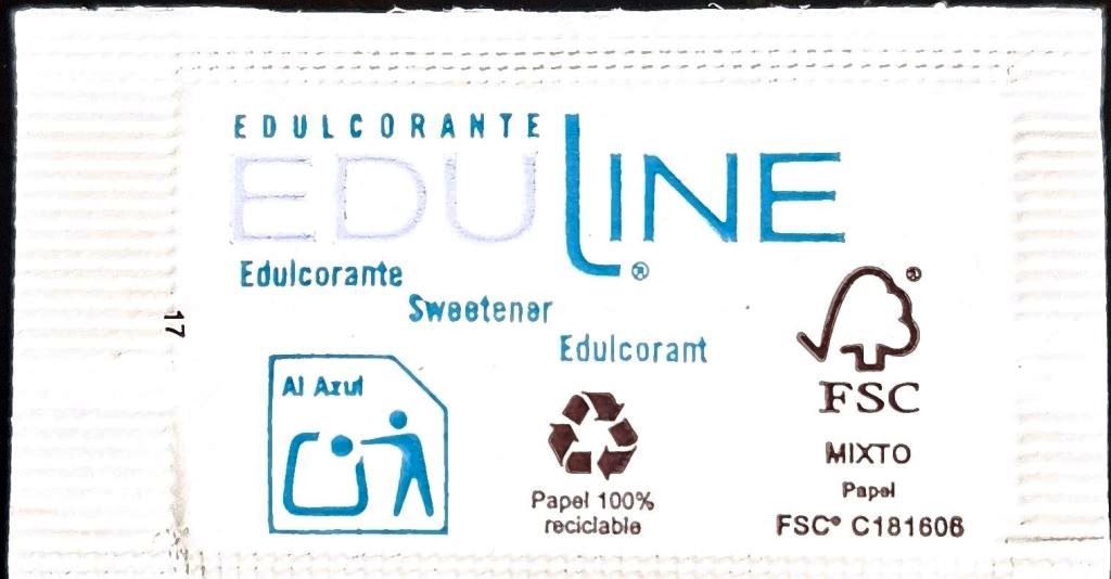Sobres de edulcorantes de la marca de café CAFENTO. Sobres de edulcorantes de la marca de café CAFENTO.