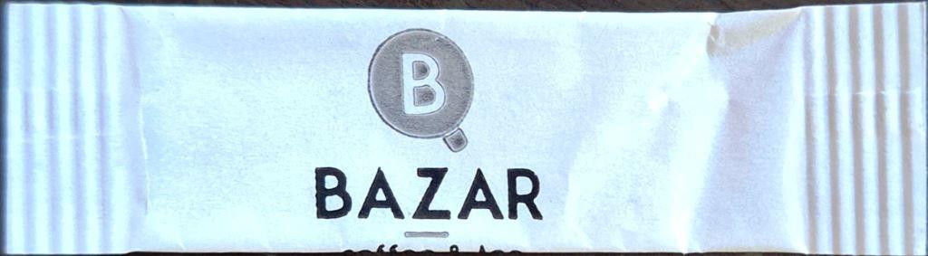 Sobres de edulcorantes de la marca de café BAZAR. Sobres de edulcorantes de la marca de café BAZAR.