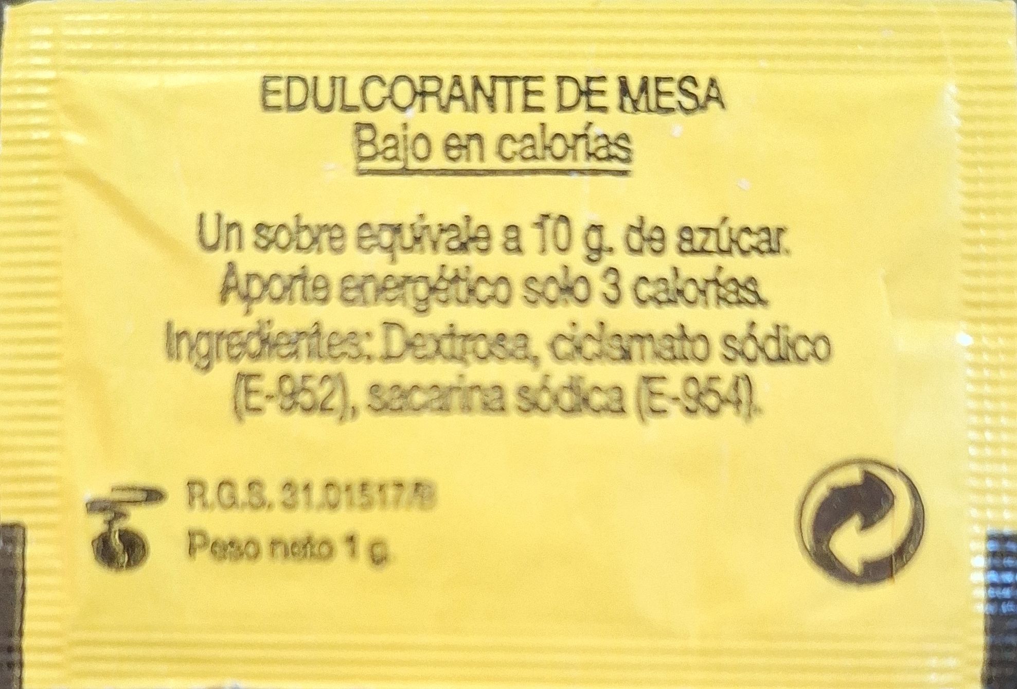 Sobres de edulcorantes de la marca de café DURBAN. Sobres de edulcorantes de la marca de café DURBAN.