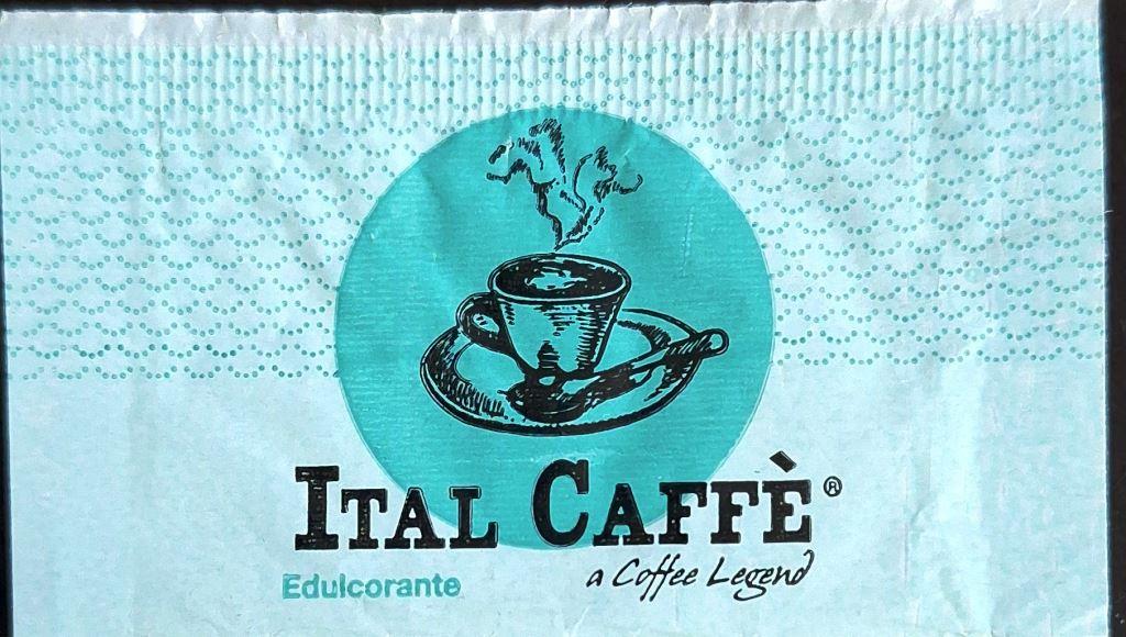 Sobres de edulcorantes de la marca de café ITALCAFFÉ. Sobres de edulcorantes de la marca de café ITALCAFFÉ.