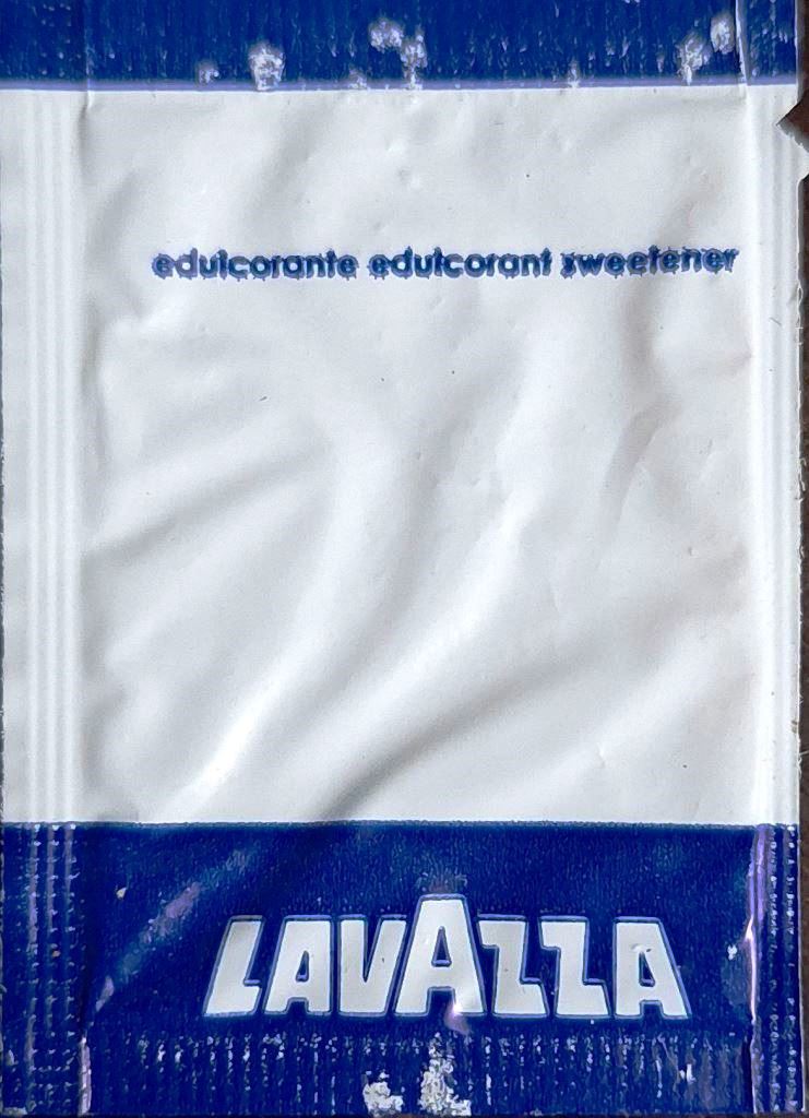 Sobres de edulcorantes de España de la marca de café LAVAZZA. Sobres de edulcorantes de España de la marca de café LAVAZZA.