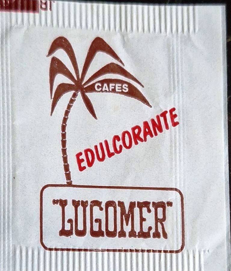 Sobres de edulcorantes de España de la marca de café LUGOMER. Sobres de edulcorantes de España de la marca de café LUGOMER.
