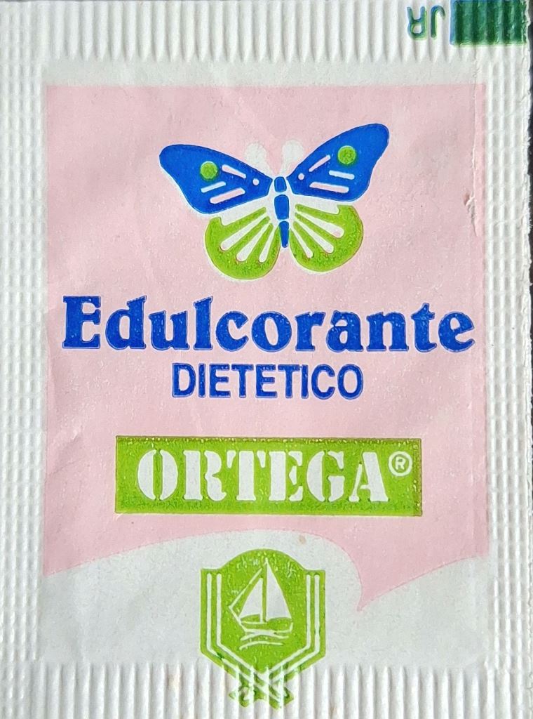 Sobres de edulcorantes de España de la marca de café ORTEGA. Sobres de edulcorantes de España de la marca de café ORTEGA.