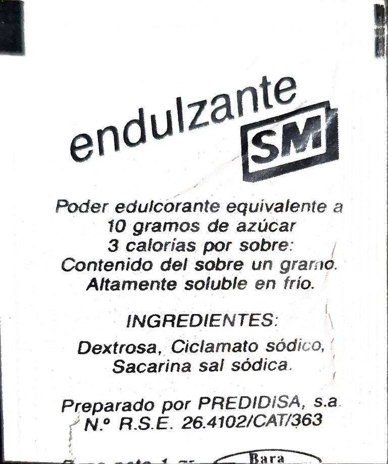 Sobres de edulcorantes de España de la marca de café PONT. Sobres de edulcorantes de España de la marca de café PONT.
