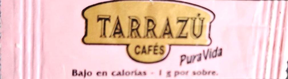 Sobres de edulcorantes de España de la marca de café TARRAZÚ. Sobres de edulcorantes de España de la marca de café TARRAZÚ.