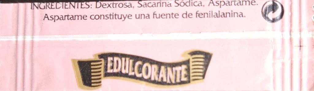 Sobres de edulcorantes de España de la marca de café TARRAZÚ. Sobres de edulcorantes de España de la marca de café TARRAZÚ.