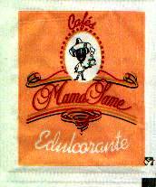 Sobres de edulcorantes de España de la marca de café MAMA SAME. Sobres de edulcorantes de España de la marca de café MAMA SAME.