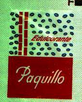 Sobres de edulcorantes de la marca de café PAQUILLO. Sobres de edulcorantes de la marca de café PAQUILLO.