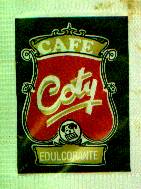 Sobres de edulcorantes de la marca de café COTY. Sobres de edulcorantes de la marca de café COTY.