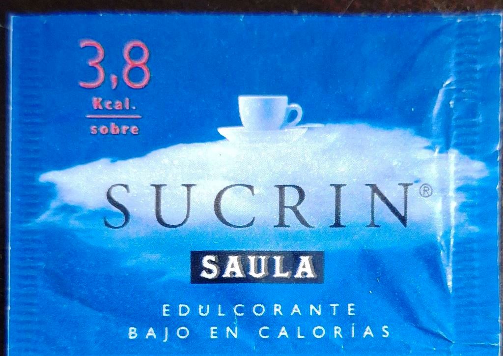Sobres de edulcorantes de España de la marca de café SAULA. Sobres de edulcorantes de España de la marca de café SAULA.