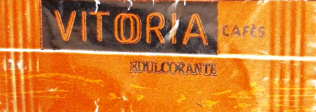 Sobres de edulcorantes de España de la marca de café VITORIA. Sobres de edulcorantes de España de la marca de café VITORIA.