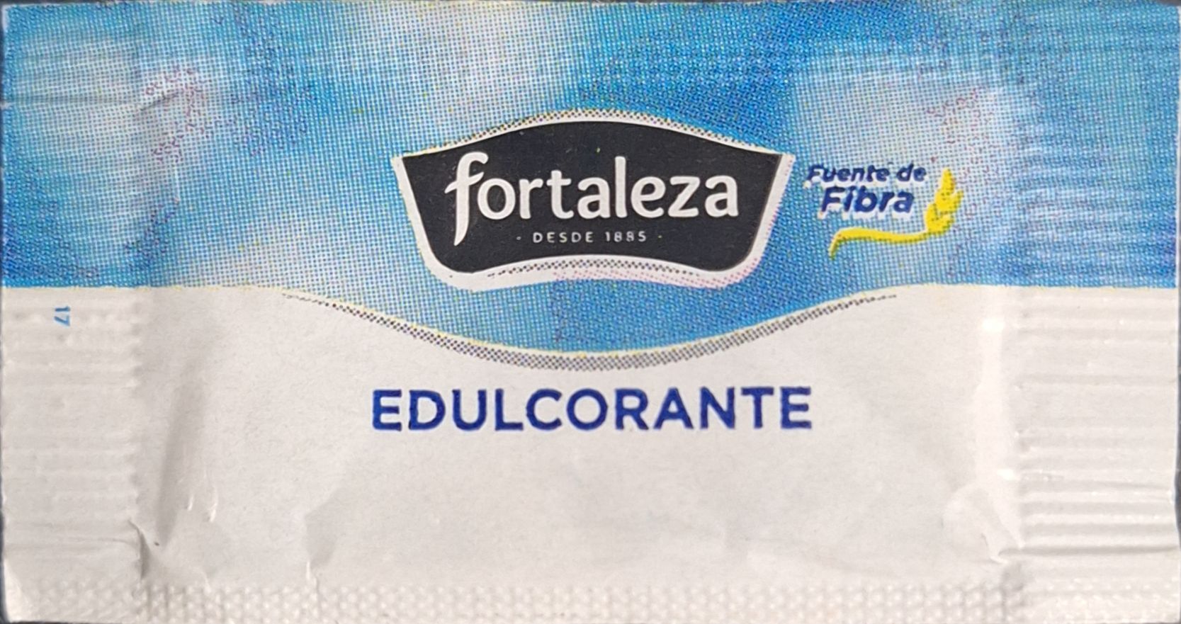 Sobres de edulcorantes de la marca de café FORTALEZA. Sobres de edulcorantes de la marca de café FORTALEZA.
