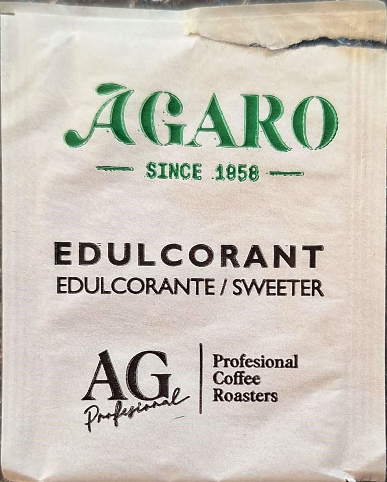 Sobres de edulcorantes de España de la marca de café ROURA. Sobres de edulcorantes de España de la marca de café ROURA.