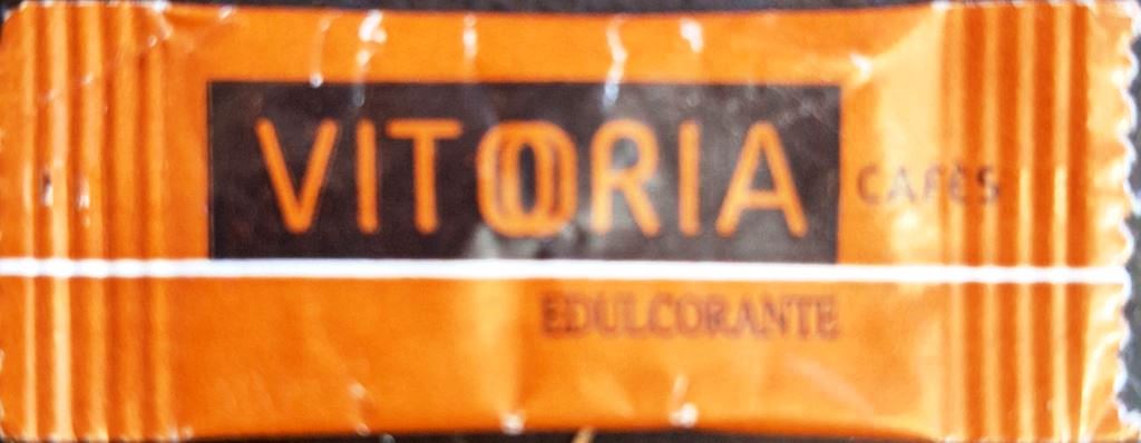 Sobres de edulcorantes de España de la marca de café VITORIA. Sobres de edulcorantes de España de la marca de café VITORIA.