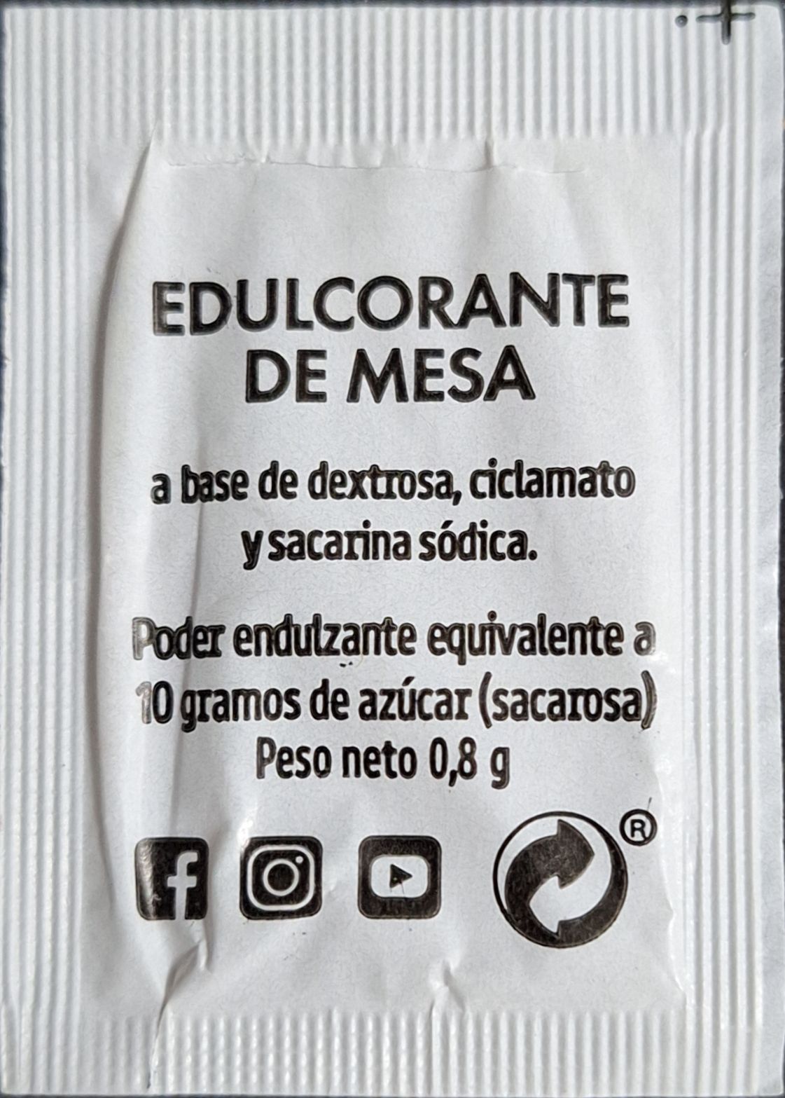 Sobres de edulcorantes de España de la marca de café SOTOCAFÉ. Sobres de edulcorantes de España de la marca de café SOTOCAFÉ.