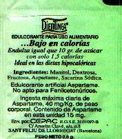 Sobres de edulcorantes de España de la marca de café RICO. Sobres de edulcorantes de España de la marca de café RICO.