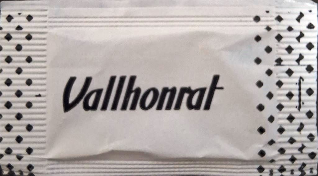 Sobres de edulcorantes de la marca de café VALLHONRAT Sobres de edulcorantes de la marca de café VALLHONRAT