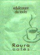Sobres de edulcorantes de España de la marca de café ROURA. Sobres de edulcorantes de España de la marca de café ROURA.