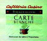 Ma collection personnelle de sachets d'édulcorant provenant du CASINO CAFETERIA en France Ma collection personnelle de sachets d'édulcorant provenant du CASINO CAFETERIA en France