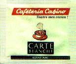 Ma collection personnelle de sachets d'édulcorant provenant du CASINO CAFETERIA en France Ma collection personnelle de sachets d'édulcorant provenant du CASINO CAFETERIA en France