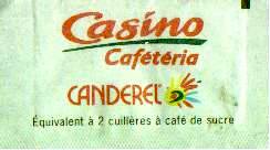 Ma collection personnelle de sachets d'édulcorant provenant du CASINO CAFETERIA en France Ma collection personnelle de sachets d'édulcorant provenant du CASINO CAFETERIA en France