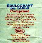 Ma collection personnelle de Sachets d'édulcorant de la marque d'édulcorant SAGYSUC de France. Ma collection personnelle de Sachets d'édulcorant de la marque d'édulcorant SAGYSUC de France.