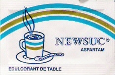 Ma collection personnelle de Sachets d'édulcorant de la marque d'édulcorant NEW SUC de France. Ma collection personnelle de Sachets d'édulcorant de la marque d'édulcorant NEW SUC de France.