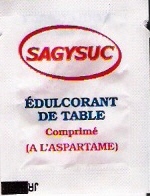 Ma collection personnelle de Sachets d'édulcorant de la marque d'édulcorant SAGYSUC de France. Ma collection personnelle de Sachets d'édulcorant de la marque d'édulcorant SAGYSUC de France.
