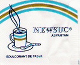 Ma collection personnelle de Sachets d'édulcorant de la marque d'édulcorant NEW SUC de France. Ma collection personnelle de Sachets d'édulcorant de la marque d'édulcorant NEW SUC de France.