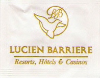 Ma collection personnelle de sachets d'édulcorant de l'hôtel LUCIEN BARRIERE en France Ma collection personnelle de sachets d'édulcorant de l'hôtel LUCIEN BARRIERE en France