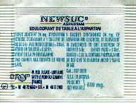 Ma collection personnelle de Sachets d'édulcorant de la marque d'édulcorant NEW SUC de France. Ma collection personnelle de Sachets d'édulcorant de la marque d'édulcorant NEW SUC de France.