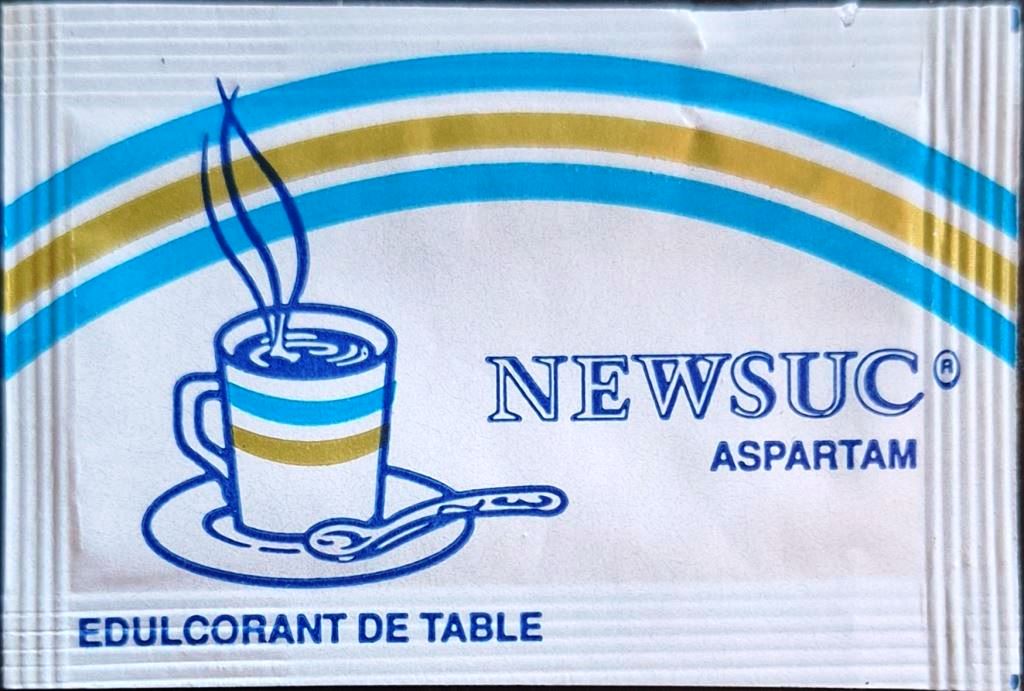 Ma collection personnelle de Sachets d'édulcorant de la marque d'édulcorant NEW SUC de France. Ma collection personnelle de Sachets d'édulcorant de la marque d'édulcorant NEW SUC de France.